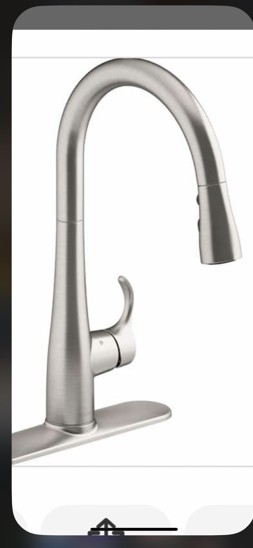 KOHLER Simplice Touchless Single-Handle Pull-Down Sprayer Kitchen Faucet in Vibrant Stainless (949)