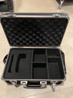Vanguard camera large aluminum hard case with foam inside 16” long x 10” wide x 7” high