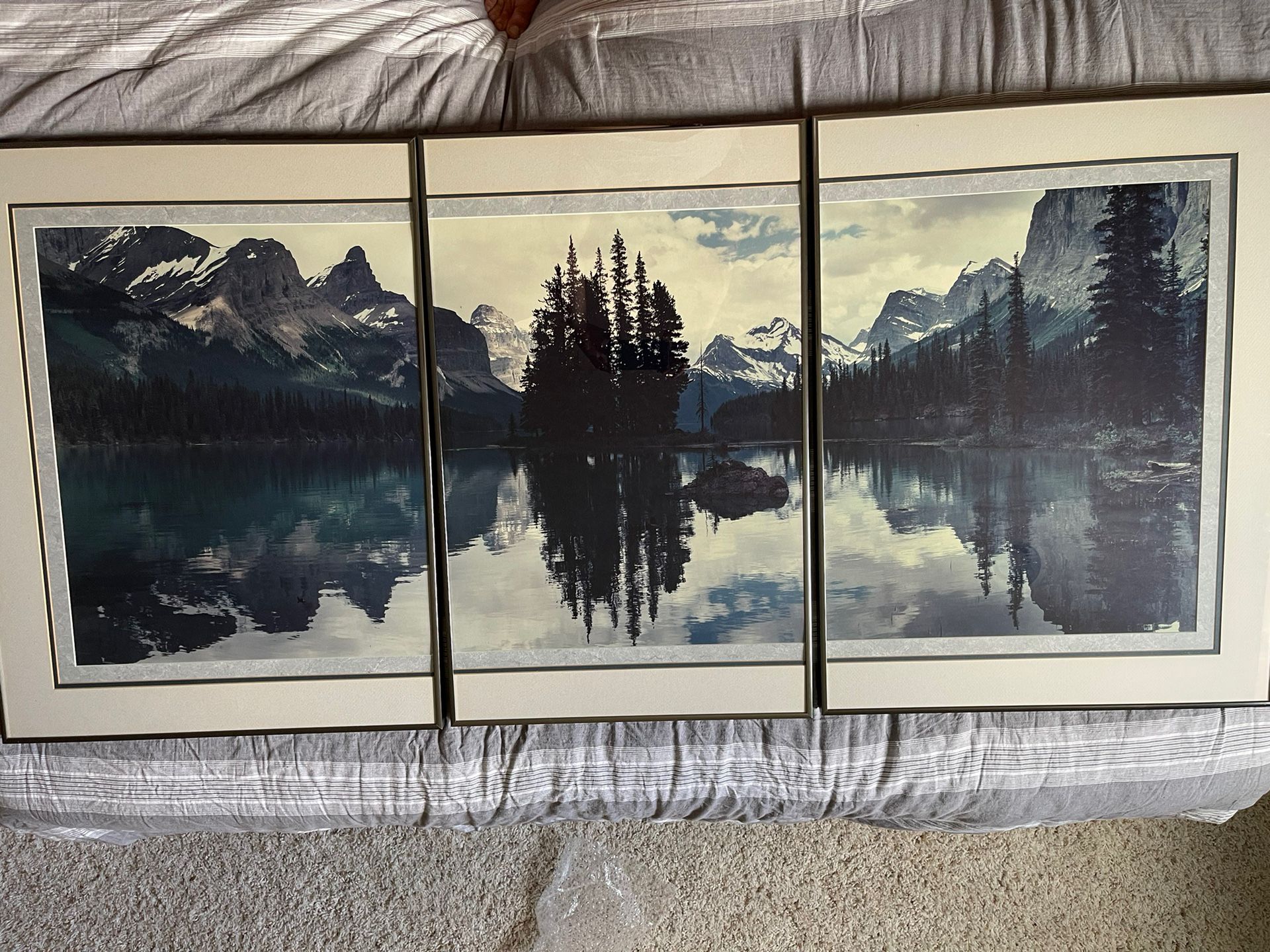 Framed Bob Runyon Photograph - Spirit Island Triptych