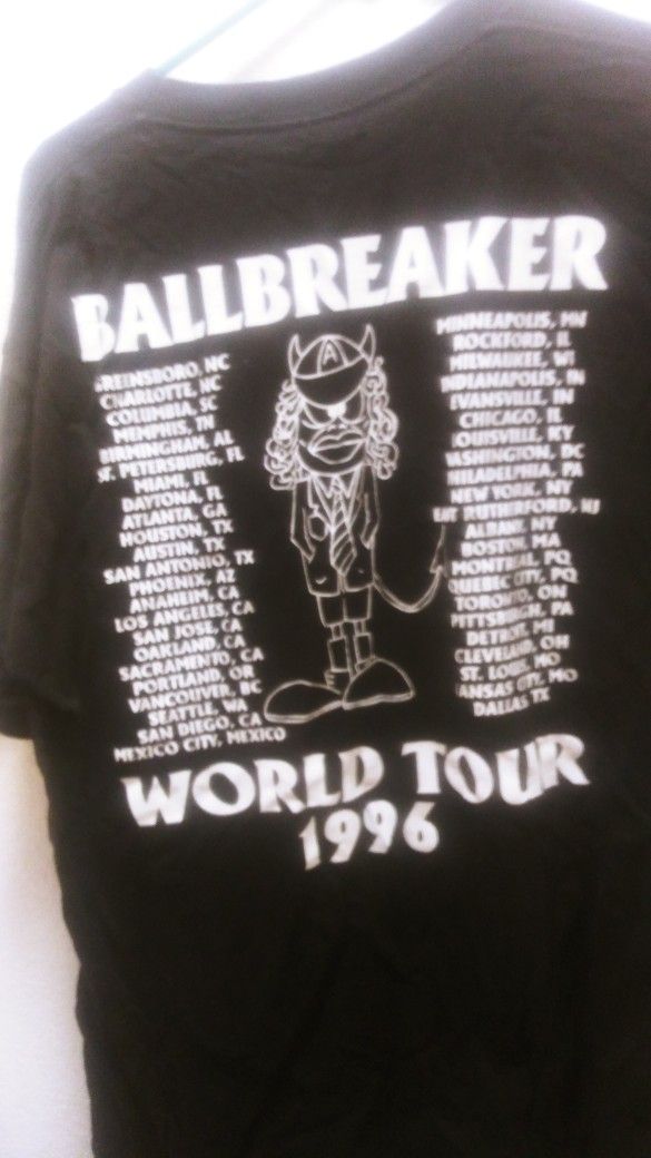 Ac/ Dc Shirt Tour 1996 Ice & Snow sports