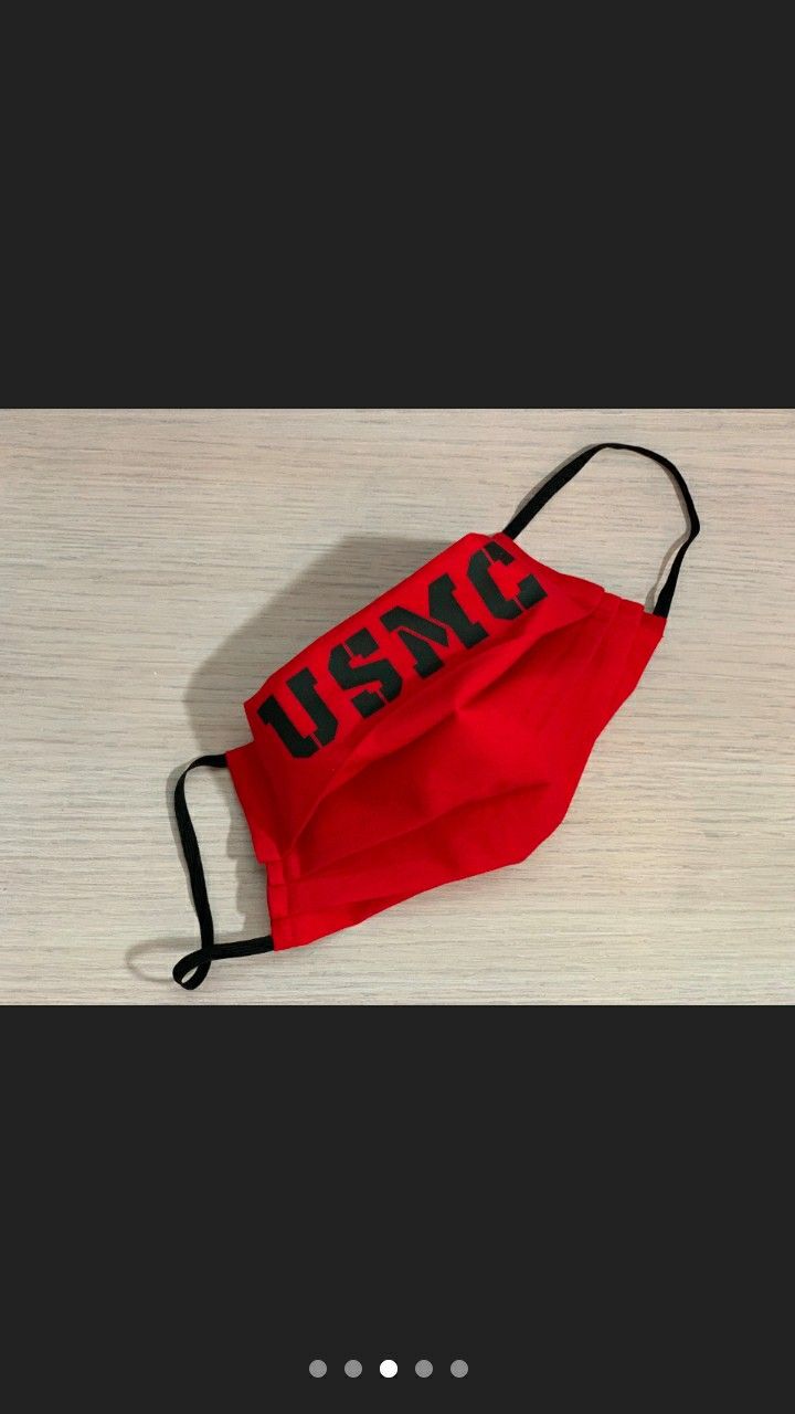 Marine mask...elastic or ties