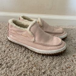 Sperry Lined Big Girls Shoes Size 3 Pink