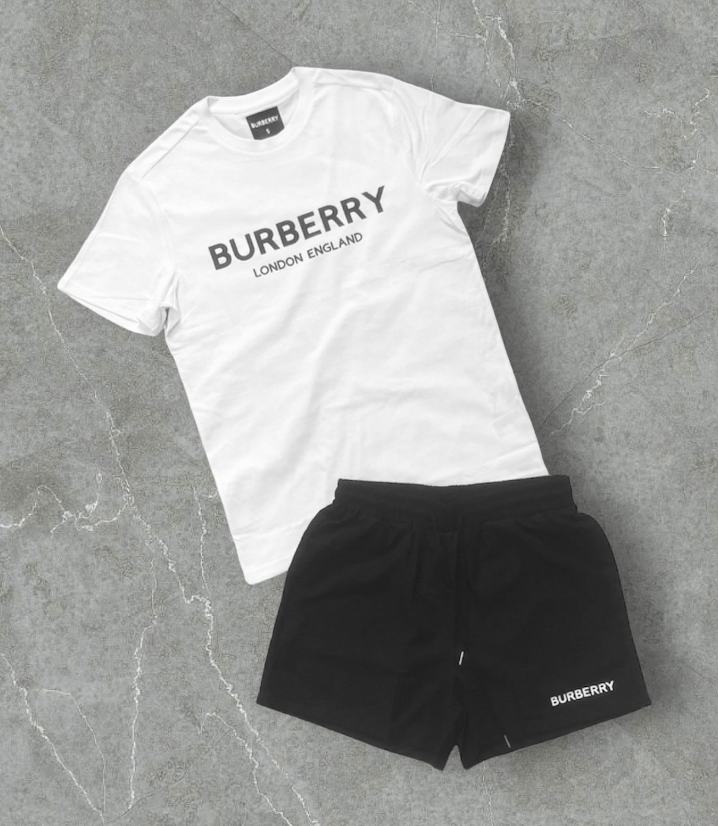 Burberry Set Short And Tshirt 