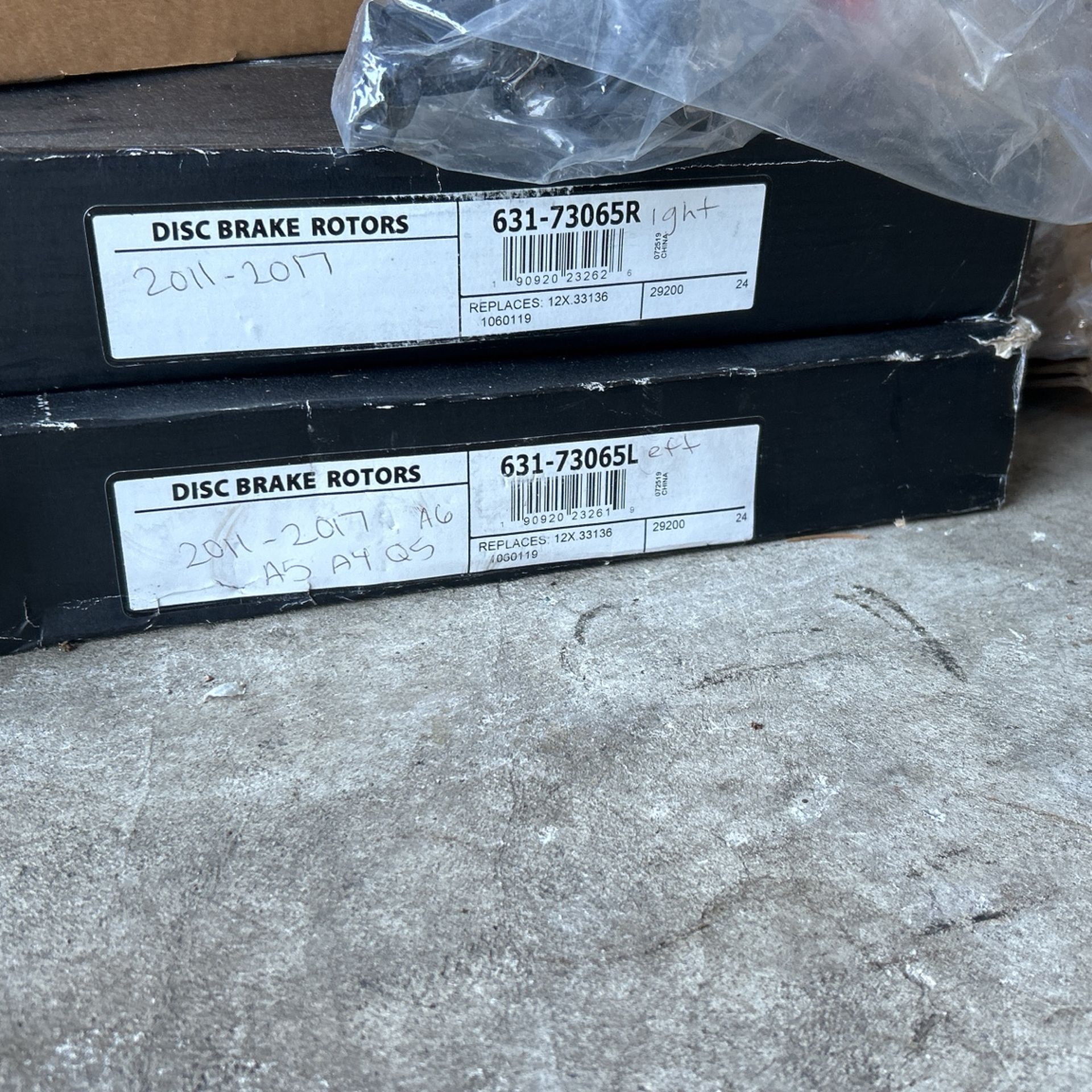 Brake Rotors And Pads Audi