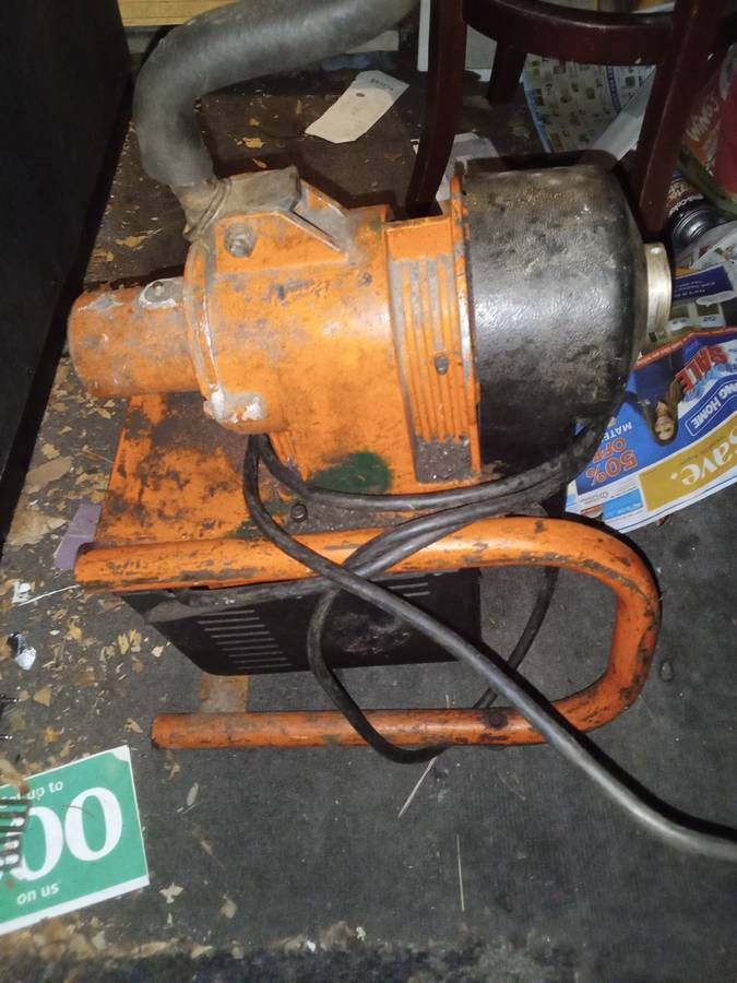 Sewer Machine With 120ft Of 3/4 Cable