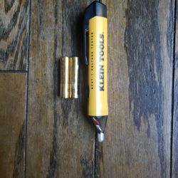 Klein Tools NCVT1 Non Contact Voltage Tester, 50-1000V AC Pen, Flashing LED and Audible Warning Alarms, Pocket Clip