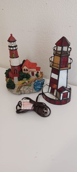 Light house that lights up and a light house