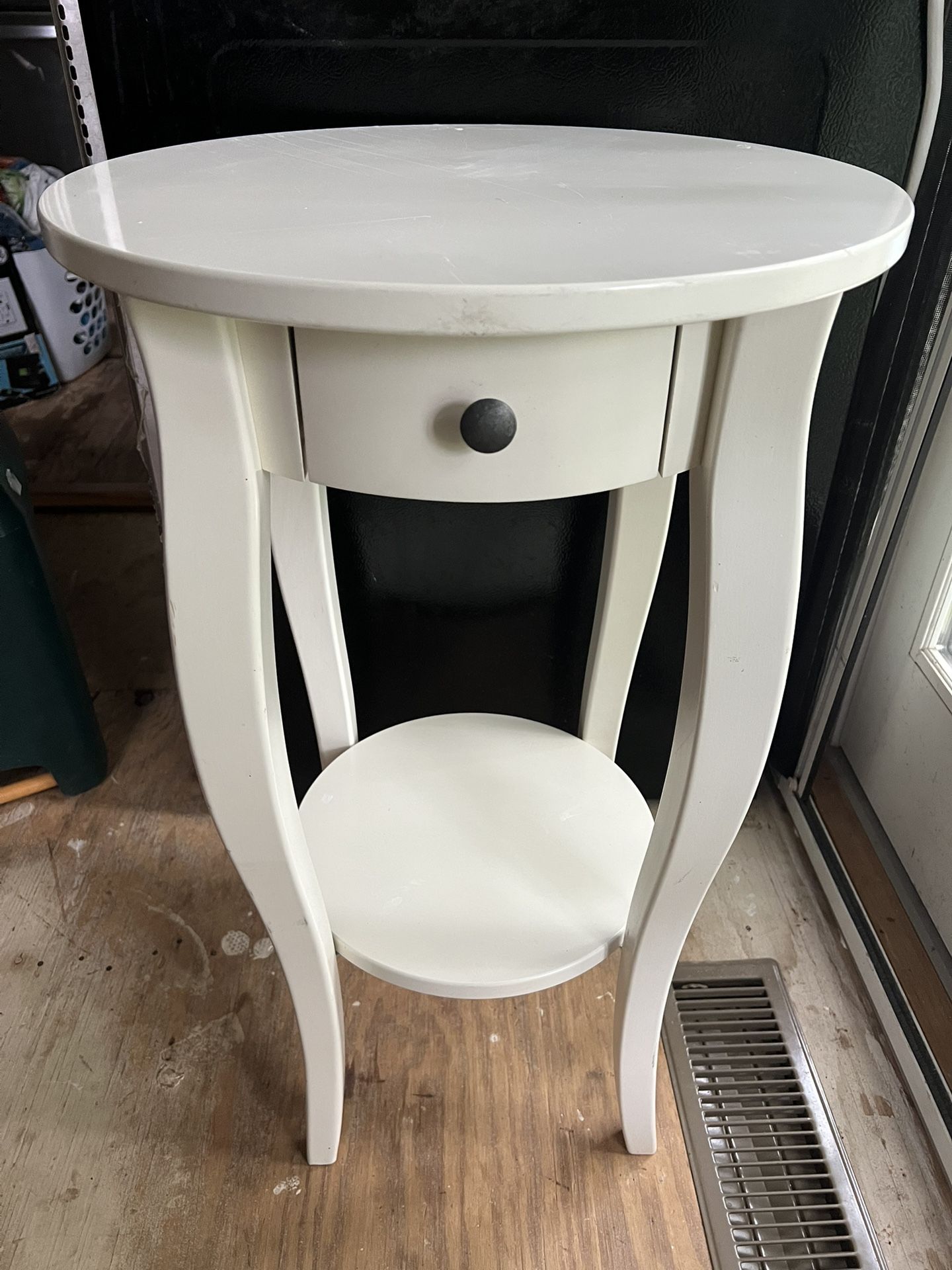 White Table 30” x 18”