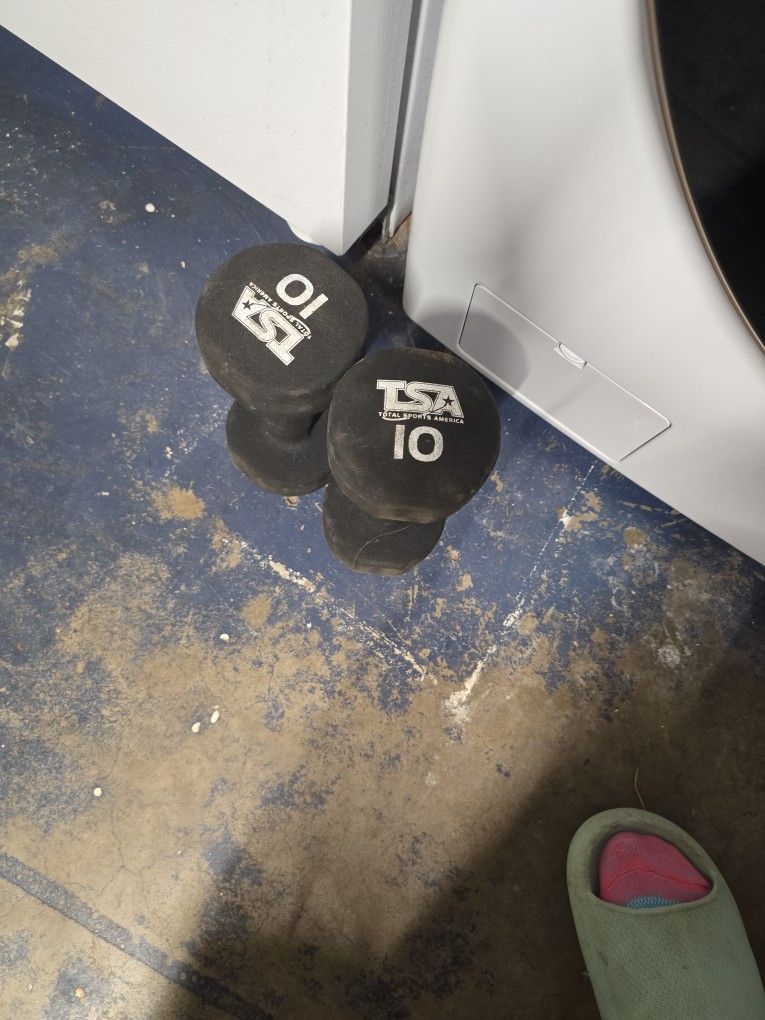 TSA 10 Lb Dumbells