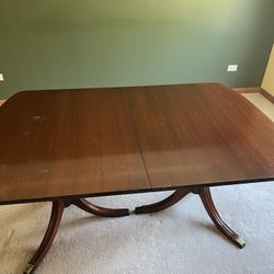 Antique Duncan Phyfe Dining Table/Chairs And Sideboard