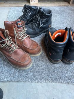 3 Pairs Timberland Steel Toe Boots