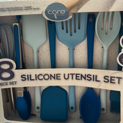 8 Piecet Set Silicone Utensil Set 