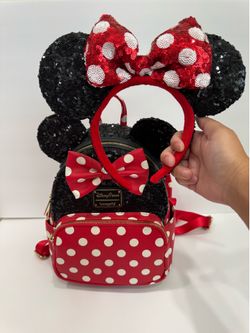 Minnie Mouse Loungefly set