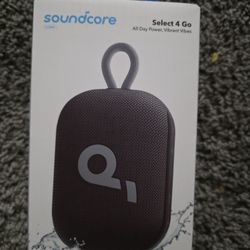 Soundcore Select 4 Go Bluetooth Shower Speaker by Anker, IP67 Black 