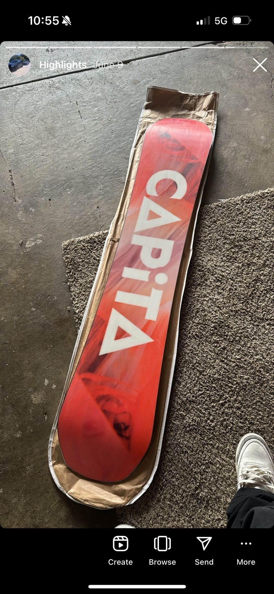 Snowboard Capita DOA Size 148cm