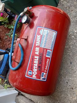 9 gallon portable air tank