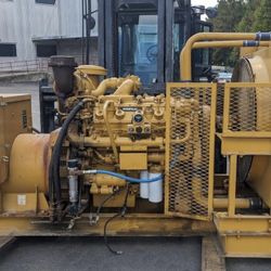 Cat G3408 250kw Natural Gas Generator low hours