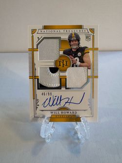2025 National Treasures - Will Howard #RMS-WHD Triple Patch Auto /99 (RC)
