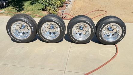 Set of 4 BFGoodrich Radial T/A Tires on Polished Wheels