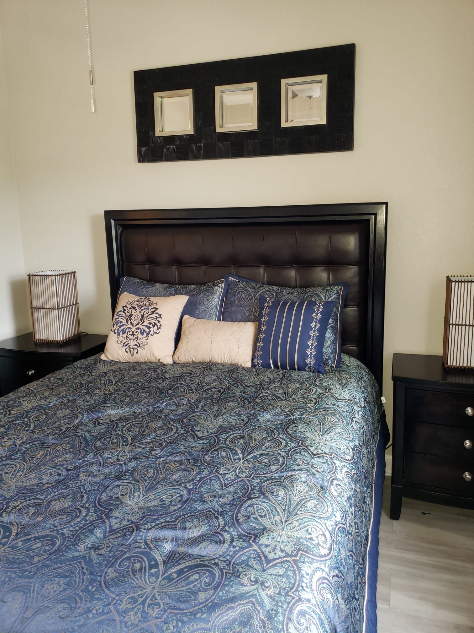 Queen Bed With Side Tables