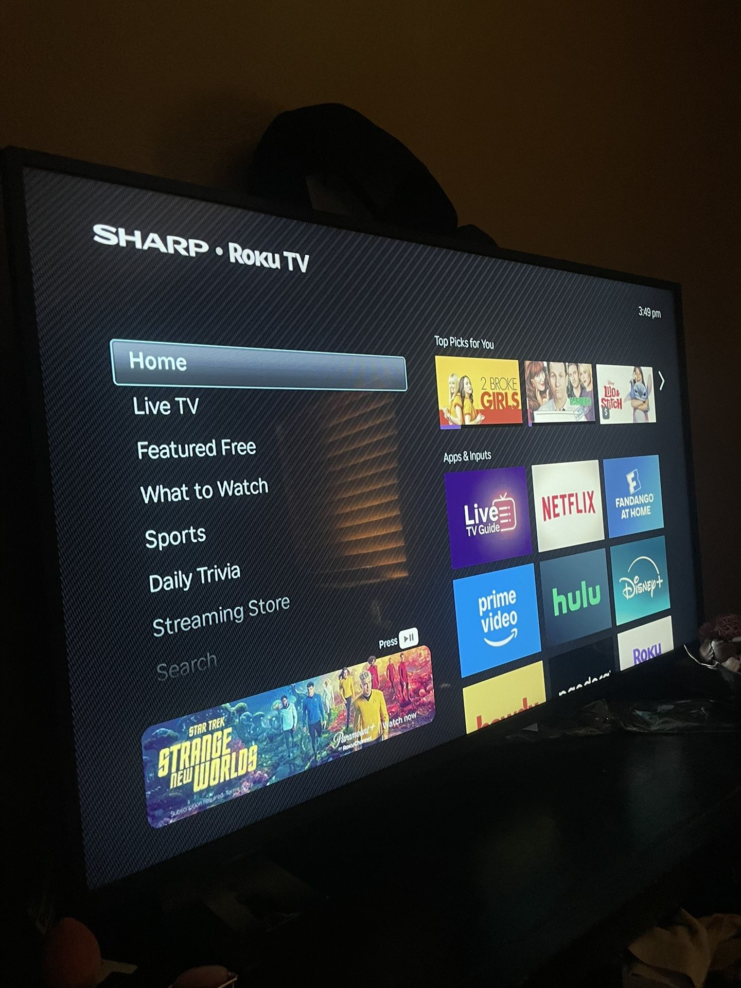 Roku Sharp 50” Tv
