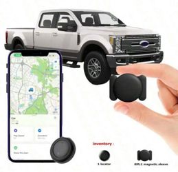 GPS Tracker For Car, Mini Trackers Device With Weatherproof -No Monthly Fee-Best Hidden GPS Trackers, Anti-Lost Device, Works With Apple Find My Gift