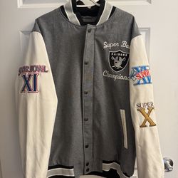 Las Vegas Raiders Super Bowl Varsity Jacket Size XL (Worn Once) Excellent Condition