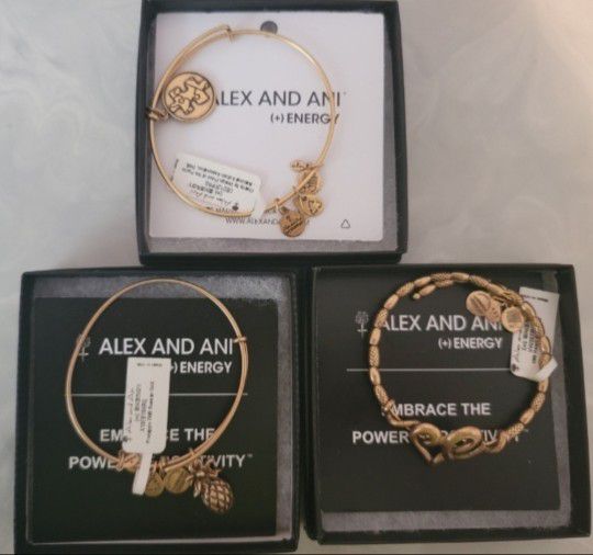 New Alex & Ani Bracelets w/tags!