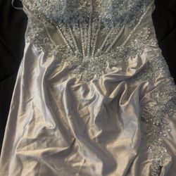Silver Prom/Homecoming Dress