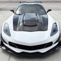 Hoods Chevrolet Corvette C7 ZR-1 Carbon Fiber Hood Weekend Sale 14 15 16 17 18 19 2014 2015 2016 2017 2018 2019 Liquidation 