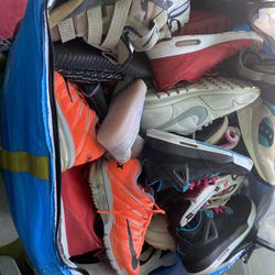 Shoes Bundle Deal About 40 To 50 Pairs Selling Them All Together For $40 There’s Nikes,adidas,,vans,,and Way Too Many Different Shoes Different Sizes