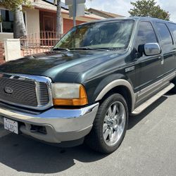 2000 FORD EXCURSION LIMITED DIESEL 2WD CLEAN TITLE 