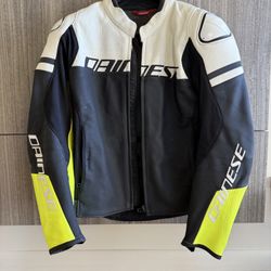 Dianese Leather Motorcycle Jacket - Sz 50