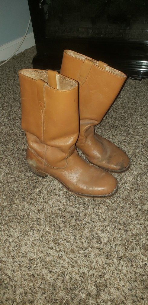 Vintage Boots From The 70's Size 11D