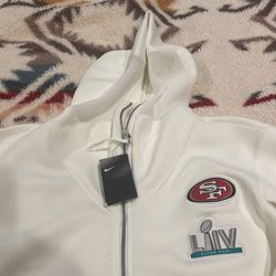SF 49ers On Field Super Bowl Jacket  Size XXL