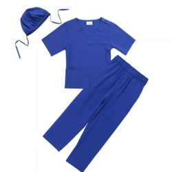 Kids Doctor Costume Blue Sise 7-8
