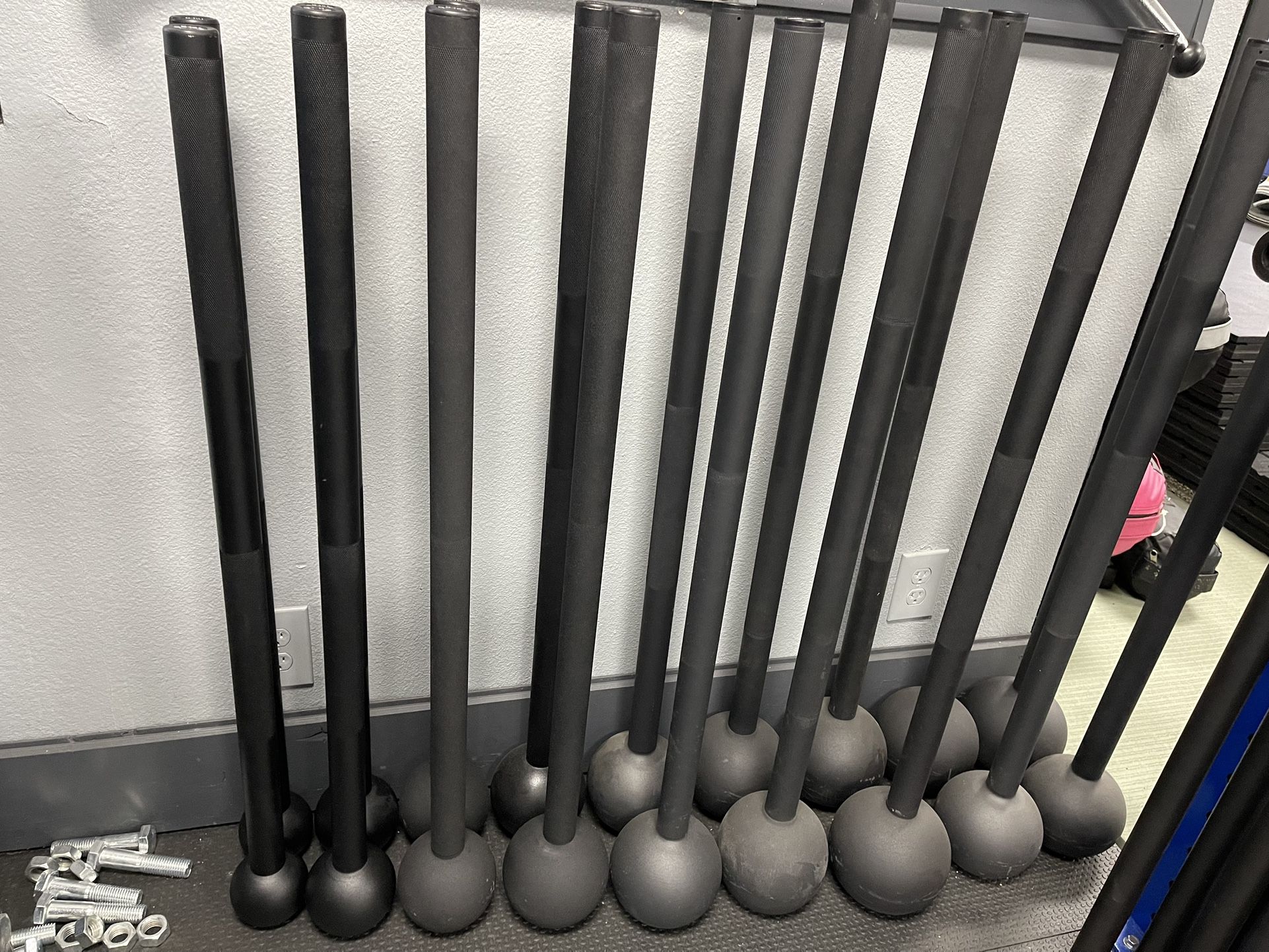 MACES🔹INDIAN CLUBS🔹AGILITY BARS🔹WORKOUT GYM EQUIPMENT
