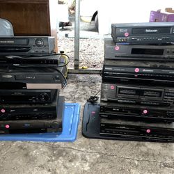 Selling ALL these VCR’s and Stereo Systems