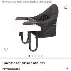 Baby Seat For Travel/restraunts/or Home Attaches To Any Table