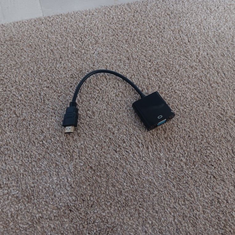 hdmi to vga adapter converter cable convertor adaptor adapters adaptors desktop pc computer cables