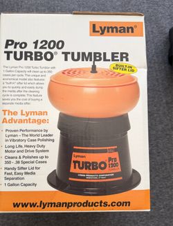 Brand New Lyman Pro 1200 Turbo Tumbler