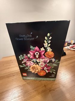 LEGO BOTANICALS PRETTY PINK FLOWER BOUQUET SET 10342