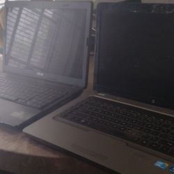 HP And Asus Windows 7 Laptops For Parts Rebuild 