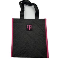 T Mobile Insulated Lunch Tote Bag | Reusable Double Handle | Hook Loop Closure
