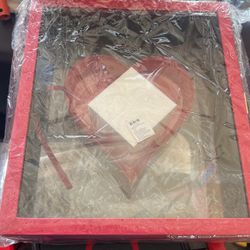 Box With Heart For Flower Arrangement 