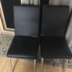 Two Black Chairs 