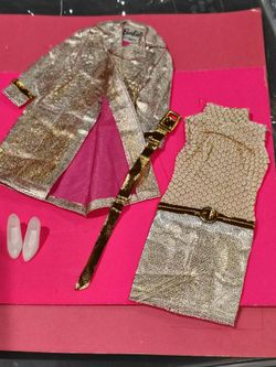 Vintage #1470 Barbie INTRIGUE outfit COMPLETE