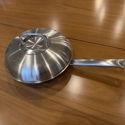 Fissler 24cm Stainless Steel Fry Pan with High Lid 