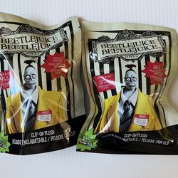 Beetlejuice Beetlejuice Clip-On Plush Pack