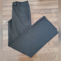 ALFANI brown dress pants wide straight leg trouser size 4 